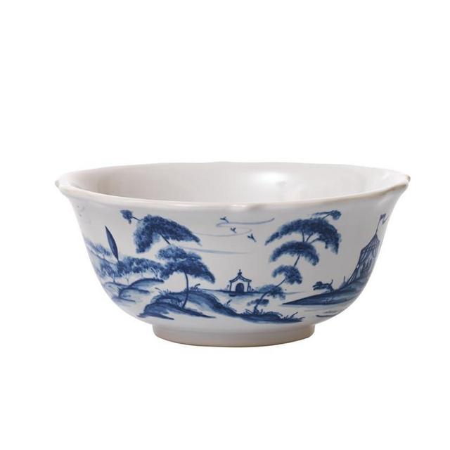 Juliska Country Estate Delft Blue Cereal/Ice Cream Bowl Hen House