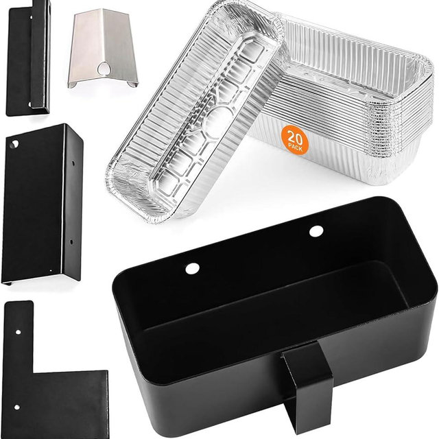 Uniflasy Grease Catcher Drip Cup for Blackstone Griddle 17, 22, 28, 30, 36 inch, 20 Pack Grease Cup Liners, Grease Tray Cup Accessories for Blackstone Flat Top Grill, Disposable Foil Drip Pan