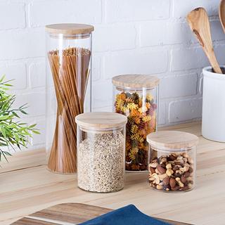 Bamboo 4-Piece Canister Set