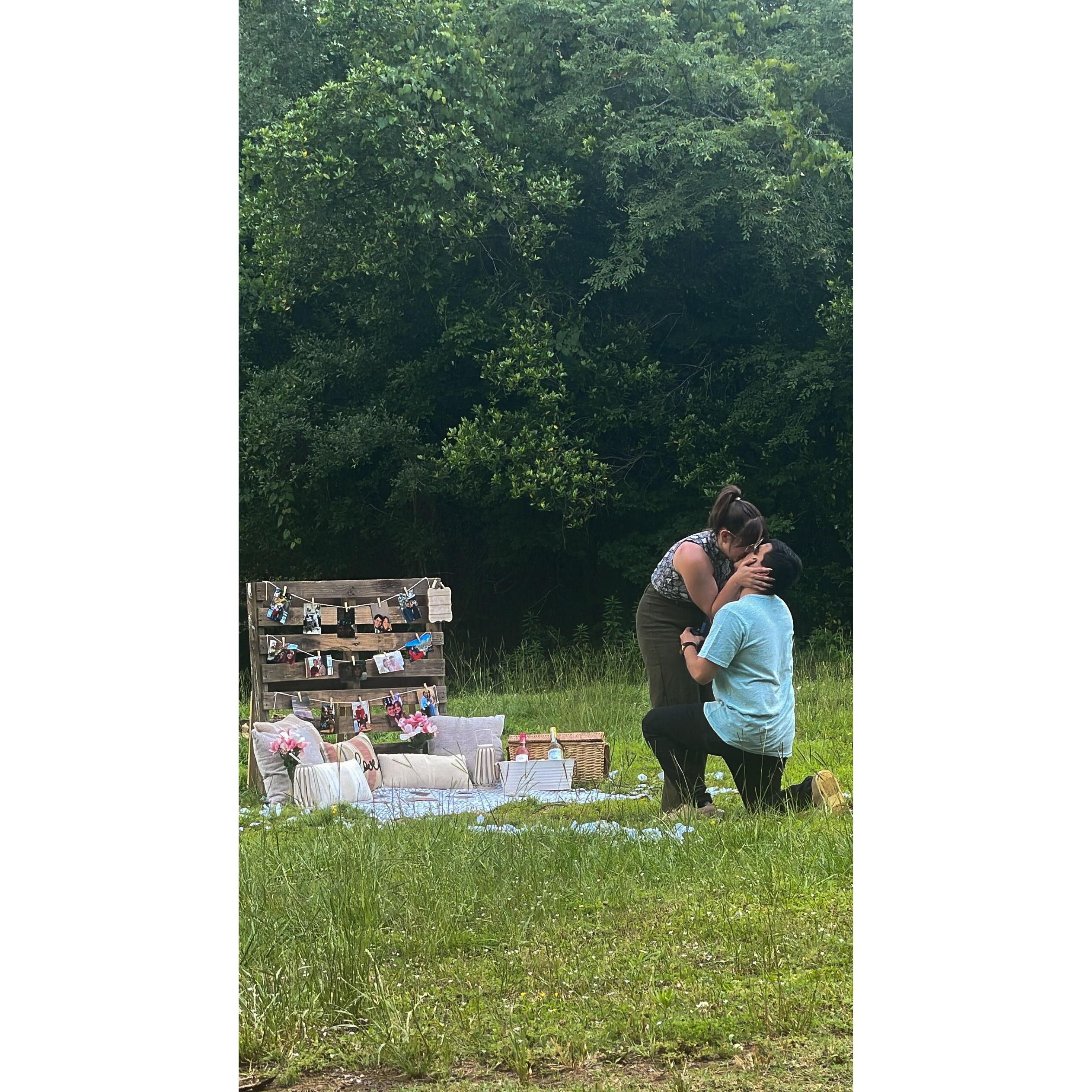 The day Omar proposed! :)