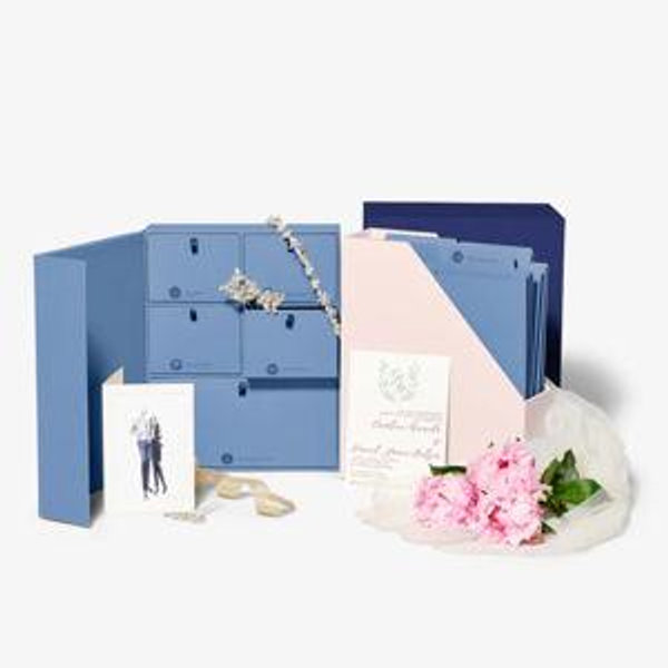 Wedding Keepsake Box | Blue