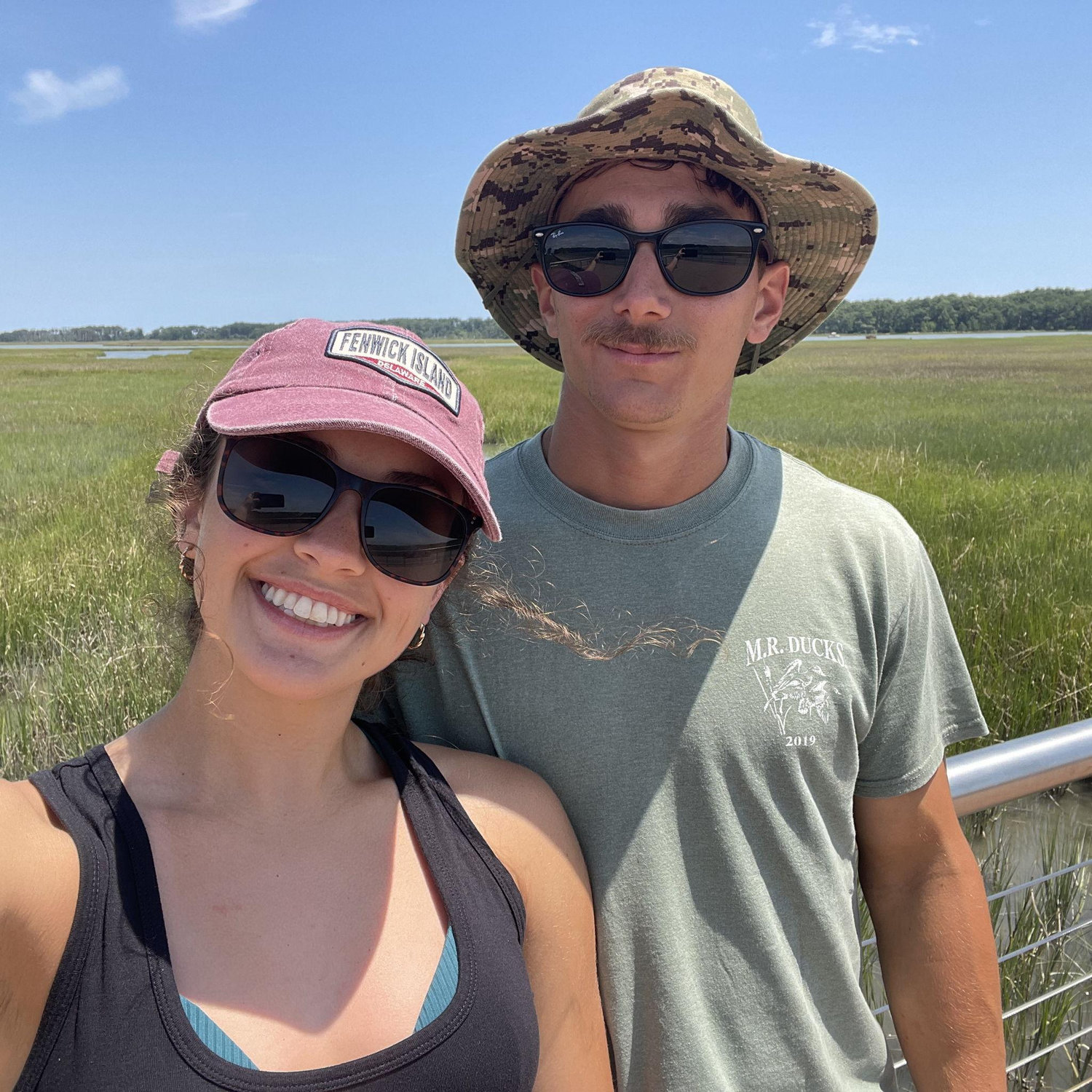 On the marsh in Chincoteague, VA