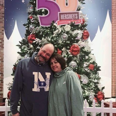 Our first Christmas at Chocolate World
