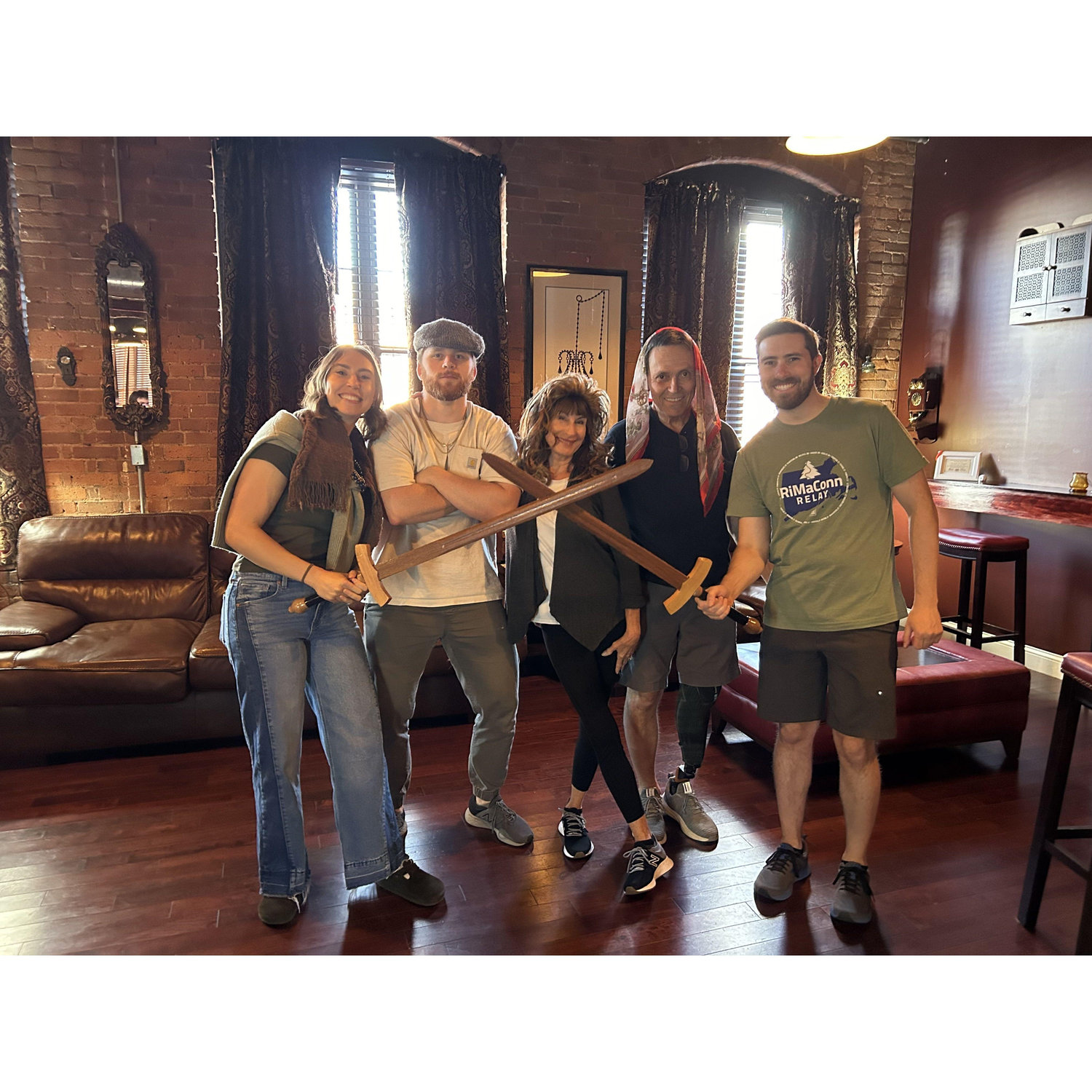 Escape room with Erin's family 2024