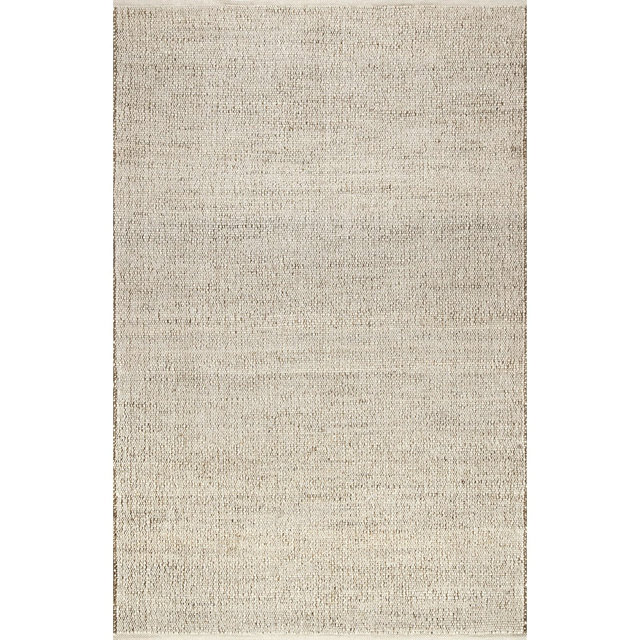 nuLOOM Handwoven Solid Elfriede Area Rug, 2' x 3', Natural