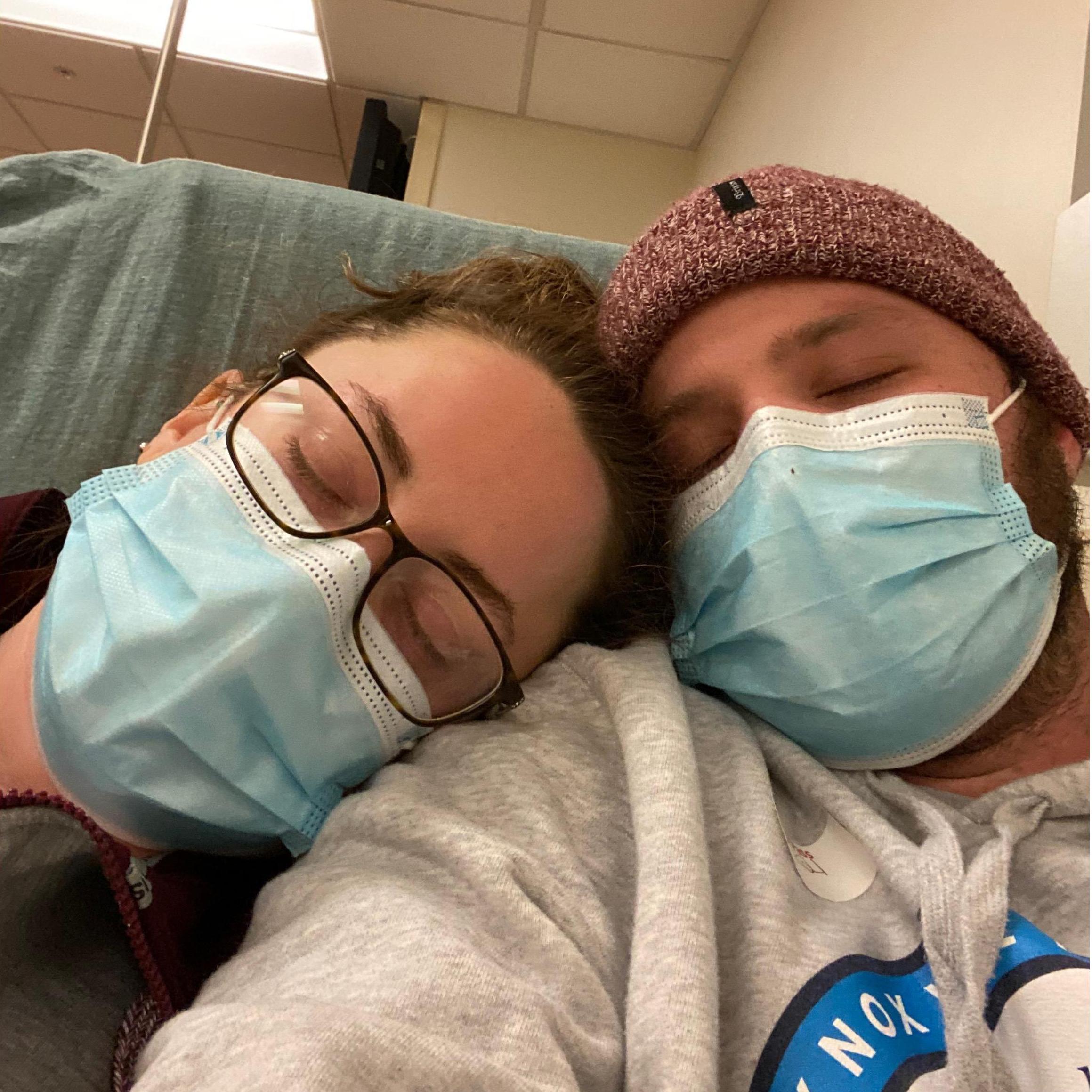 We both fought COVID & quarantined together in January 2021