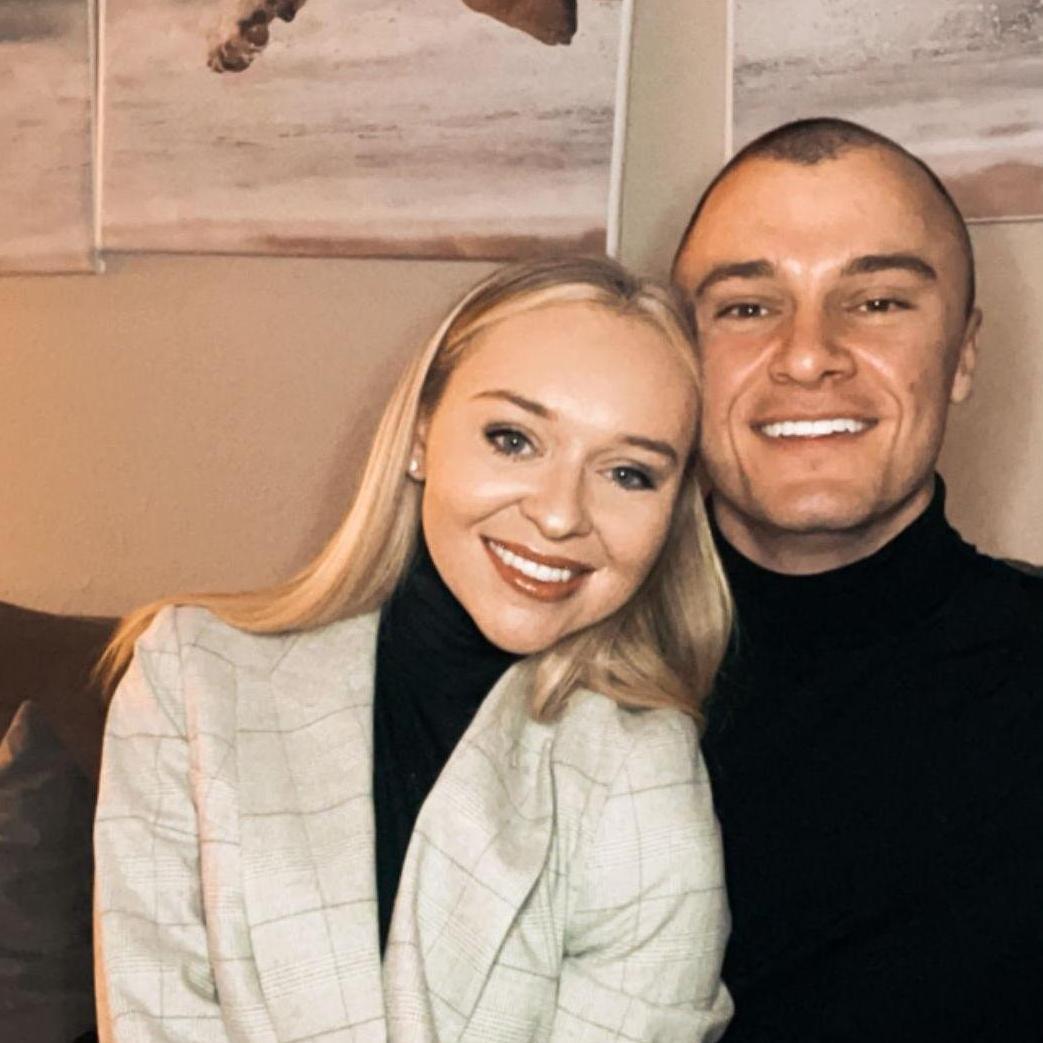 Our first valentines day together during the 2021 freeze in Austin... Allie got snowed in for 11 days