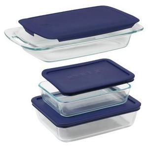 Pyrex 6 Piece Bake N' Storage Value Pack