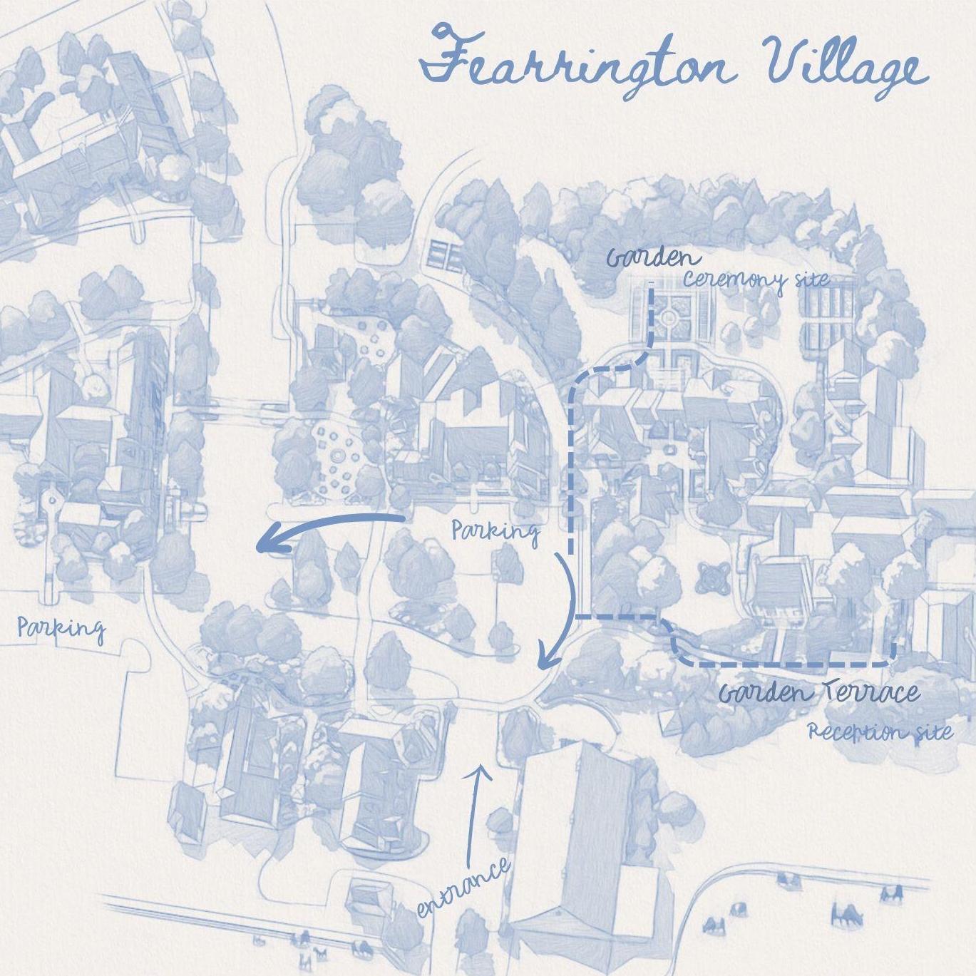 Fearrington Village property map