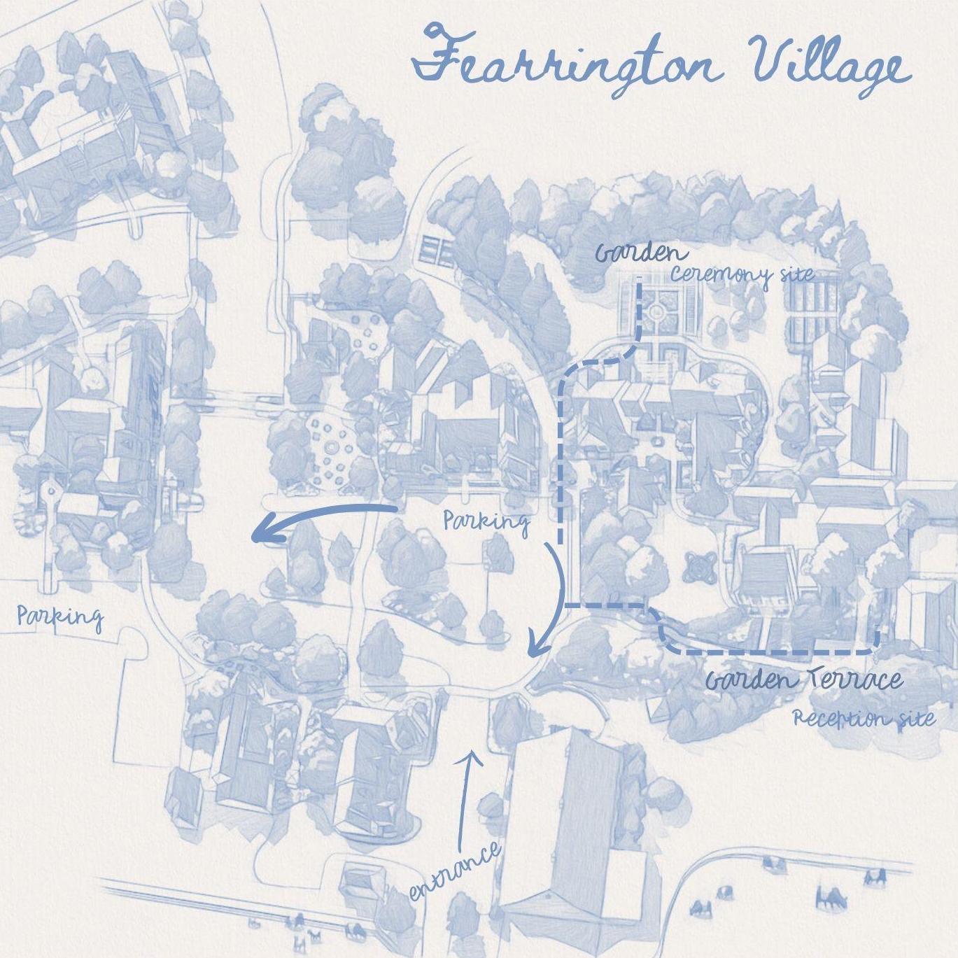 Fearrington Village property map