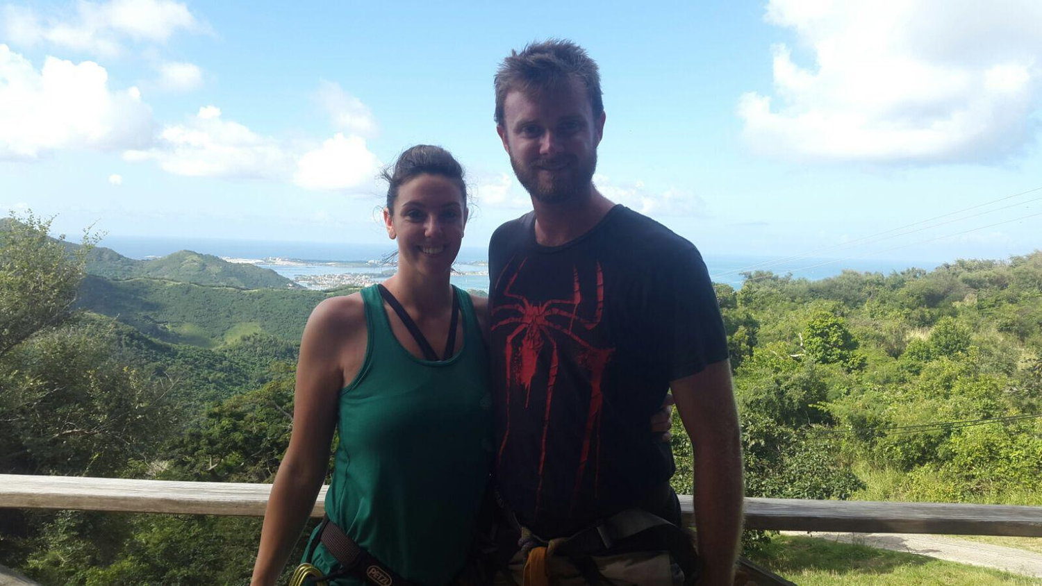 Out favorite zip lining place, Loterie Farms!