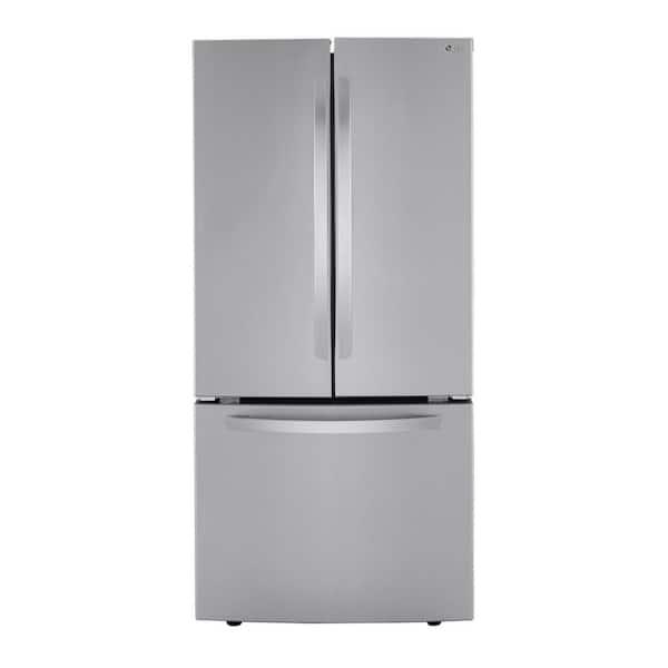 33 in. W 25 cu. ft. French Door Refrigerator with Ice Maker in PrintProof Stainless Steel