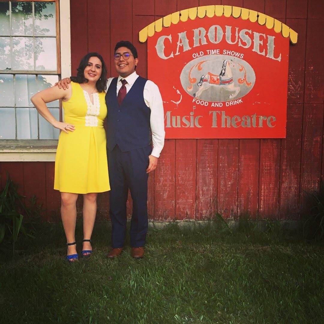 This picture is from the Slack's wedding where Jake was a groomsman and Amanda felt cute with her hair done.