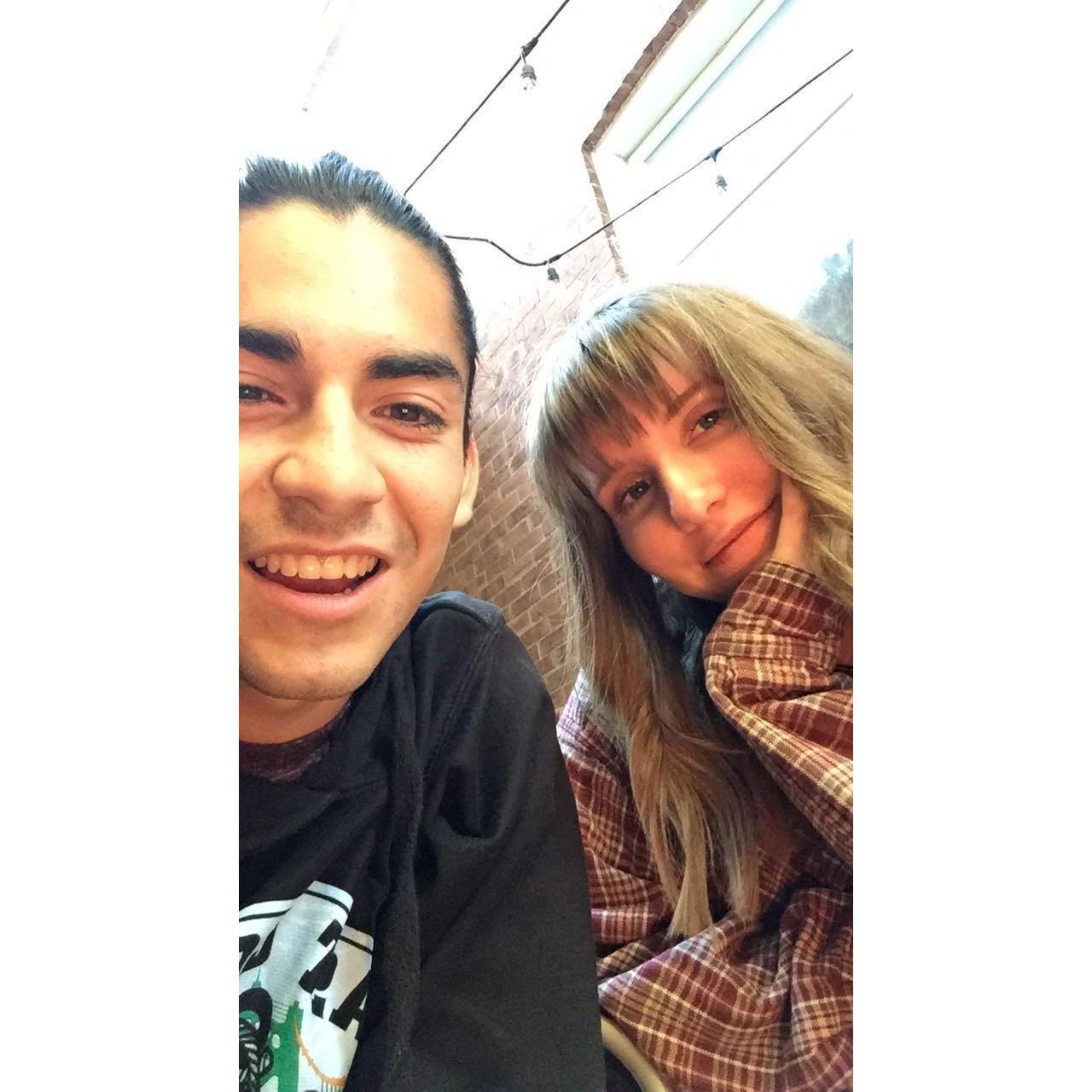 This is the first picture we took together. May of 2018