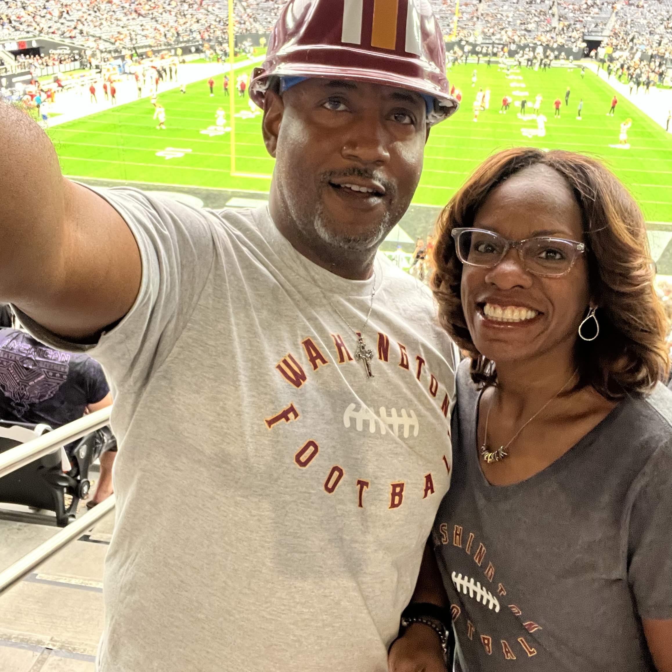 Las Vegas… For my 47th Bday, Kara took us to Vegas to watch the BEST NFL team ever, play some other team… The Washington Football Team won!!!