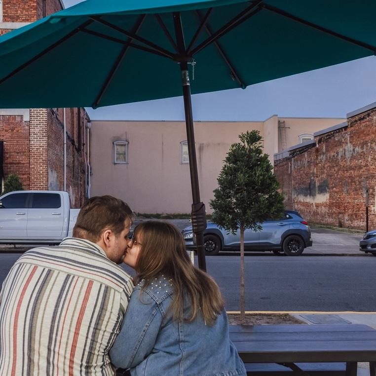 Engagement photo shoot @silvercharmphotography