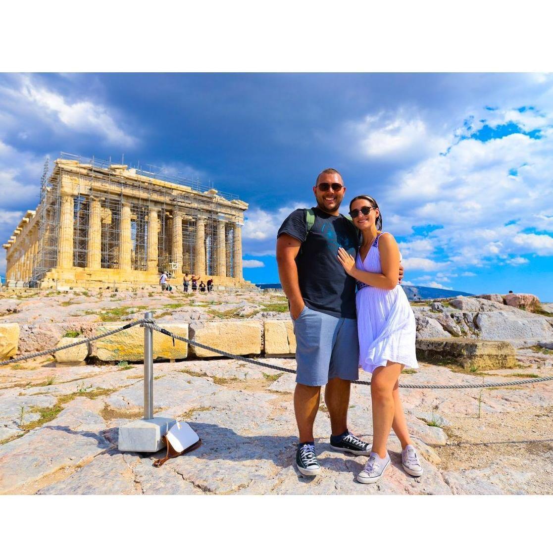 Jacob ended up singing karaoke in Greek for Katharine's extended family on this trip.