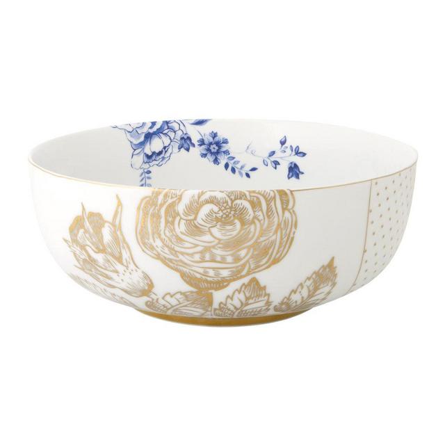 Royal White Floral Bowl