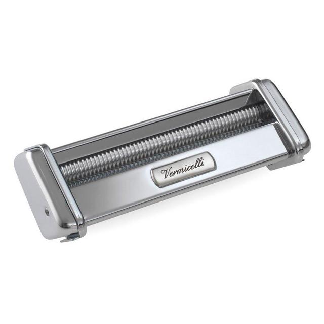 Marcato 8332 Vermicelli Cutter Attachment, Made in Italy, Works with Atlas 150 Pasta Machine, 7 x 2.75-Inches, Silver