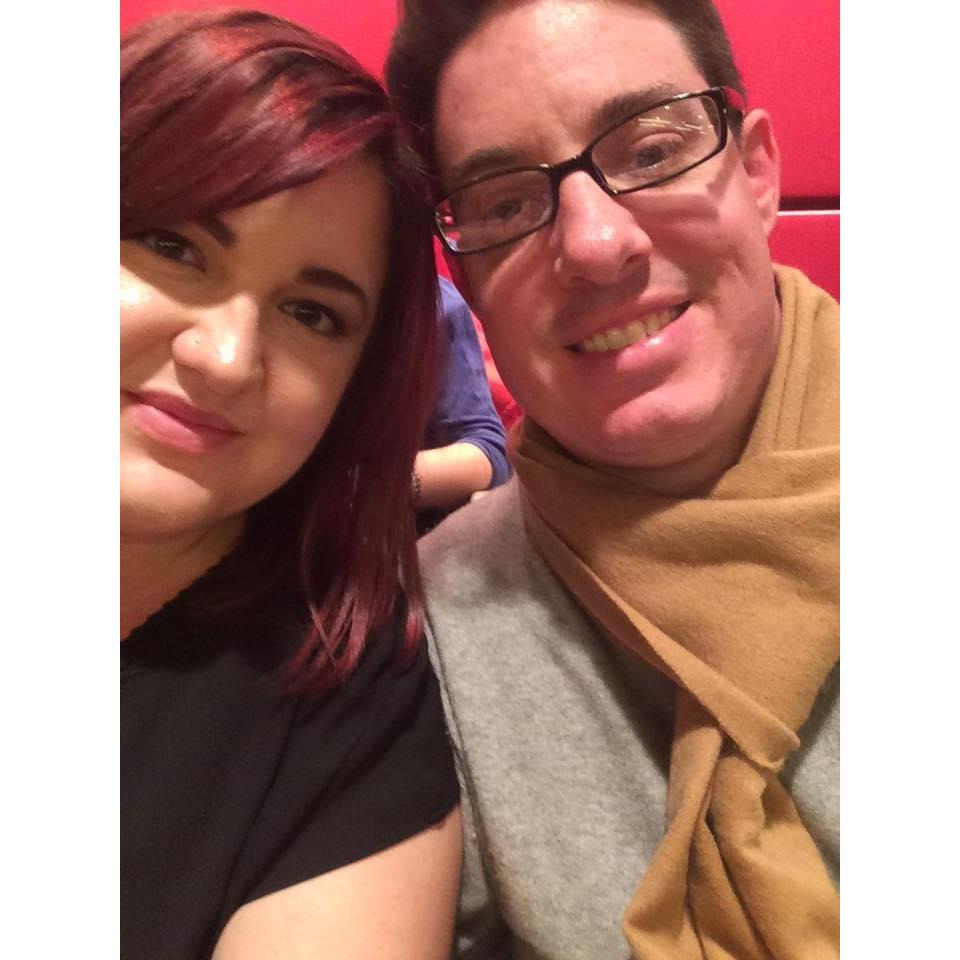 Enjoying a night out at the Royal Albert Hall in London. David and I fell in love with watching classical symphony performances while in the UK.