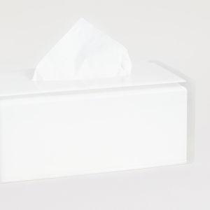 Jonathan Adler Hollywood Long Tissue Box - Clear