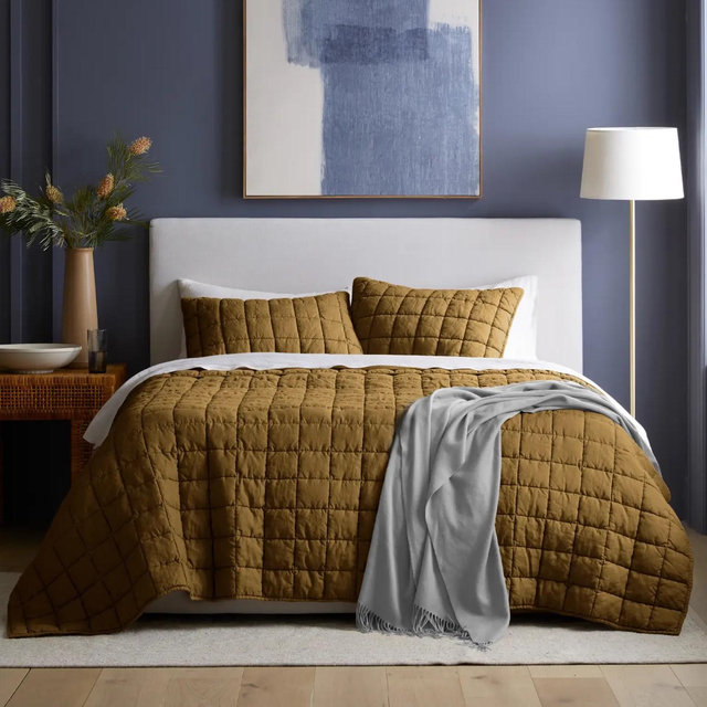 Linen Quilt | Quince - Tobacco