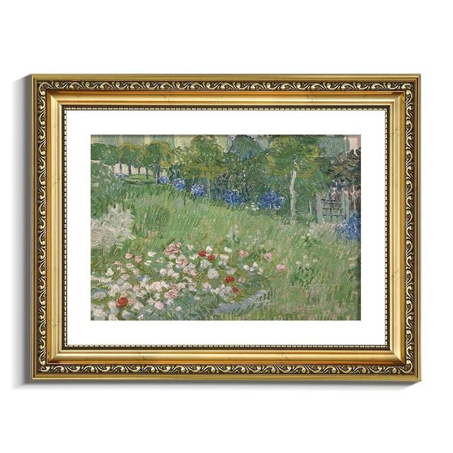 VIYYIEA Gold Framed Wall Art Canvas Print Home Decor Flower Wall Decor Van Gogh Wall Art Vintage Botanical Garden Prints House Decor Floral Paintings Wall Pictures for Living Room Bedroom 11x14in