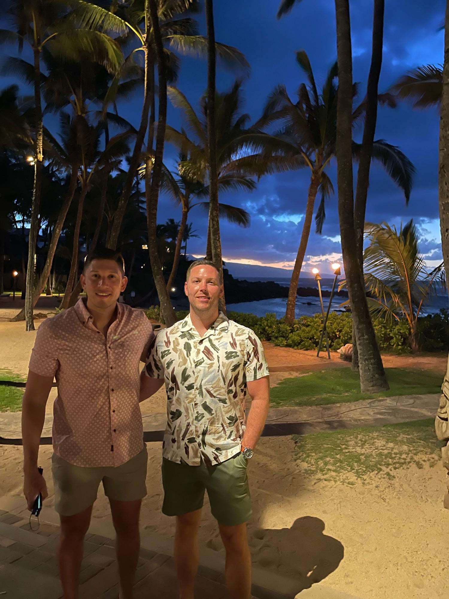 Dinner at Mama's Fish House in Maui