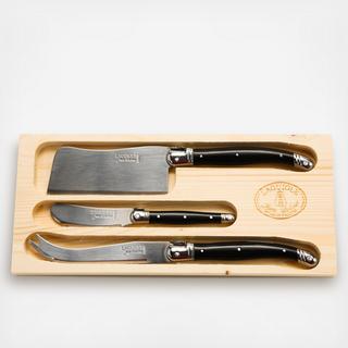 Laguiole 3-Piece Cheese Knife Set