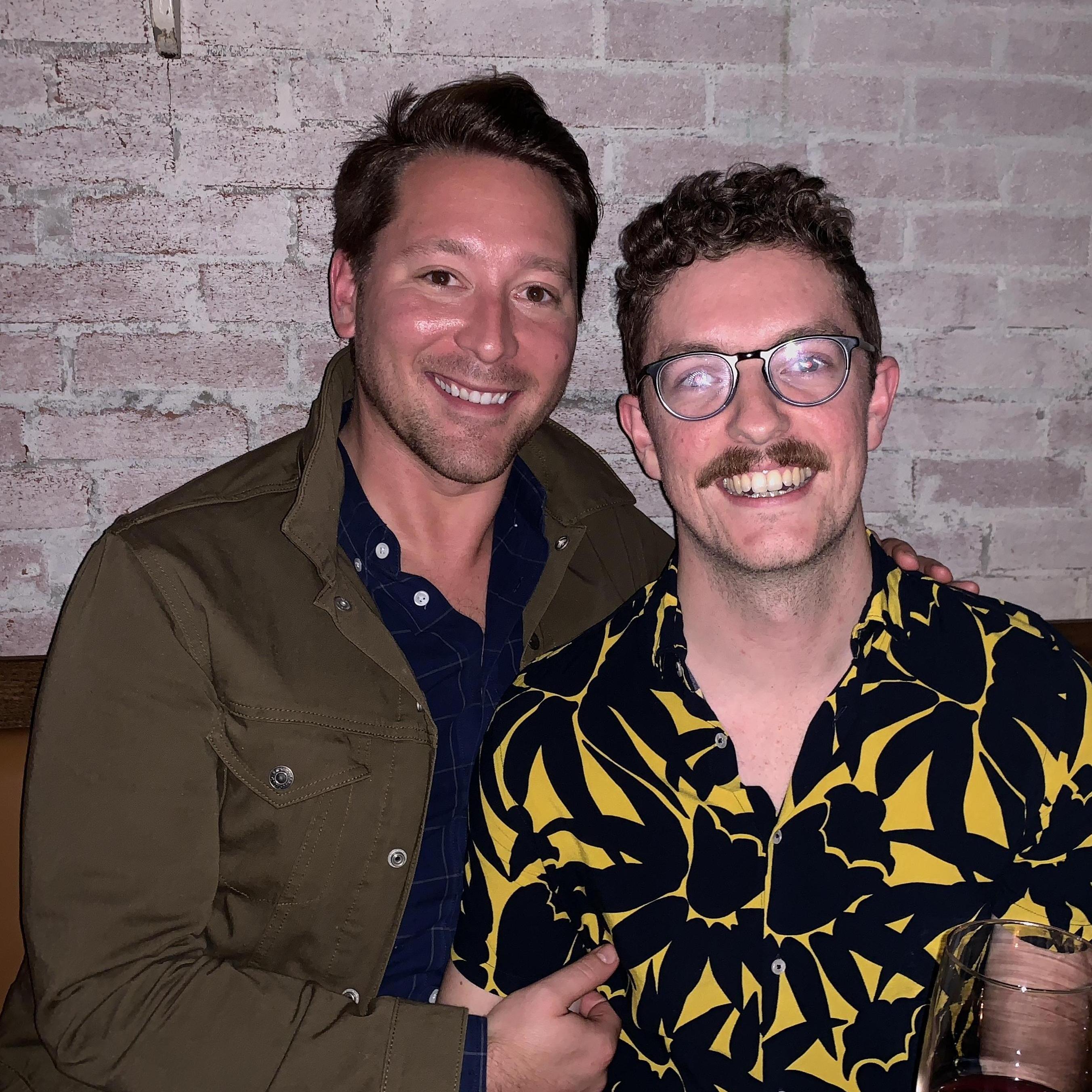 Our first anniversary dinner, back at Tiny's in Tribeca, where we met.