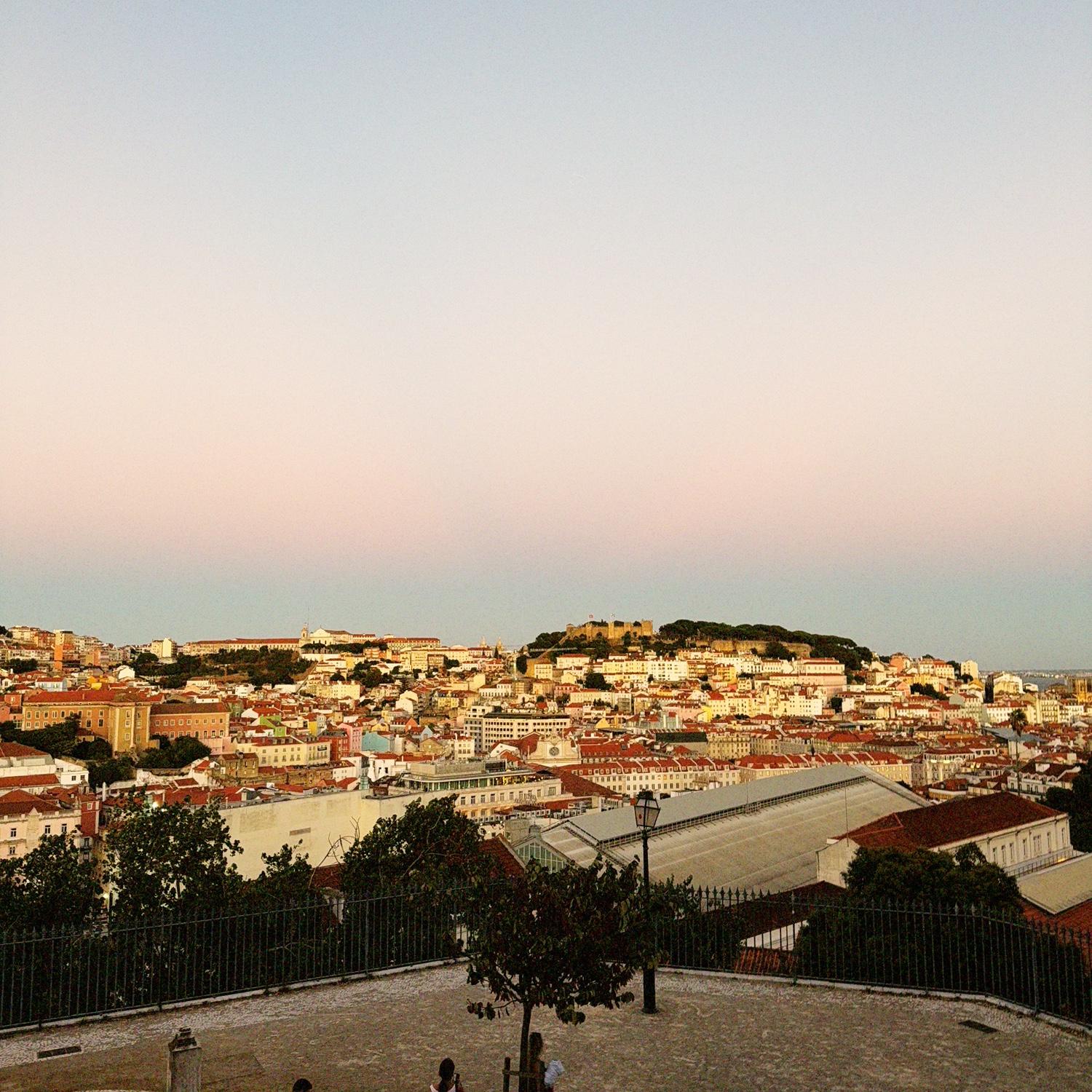 Miradouro de São Pedro de Alcântara – our favorite view in Lisbon.