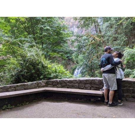 Vacationing and hiking up in Oregon in 2021.