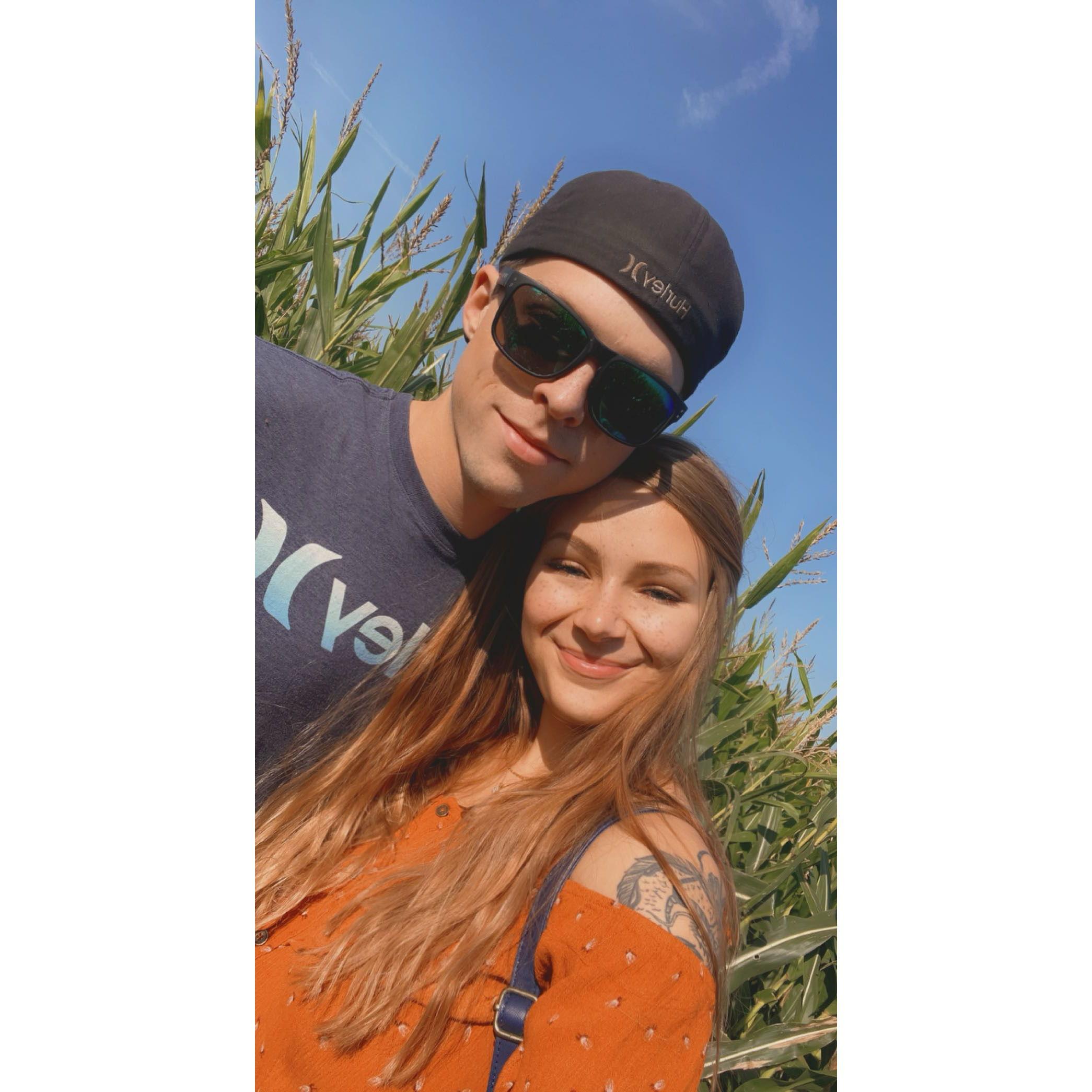 This was our first pumpkin patch date!