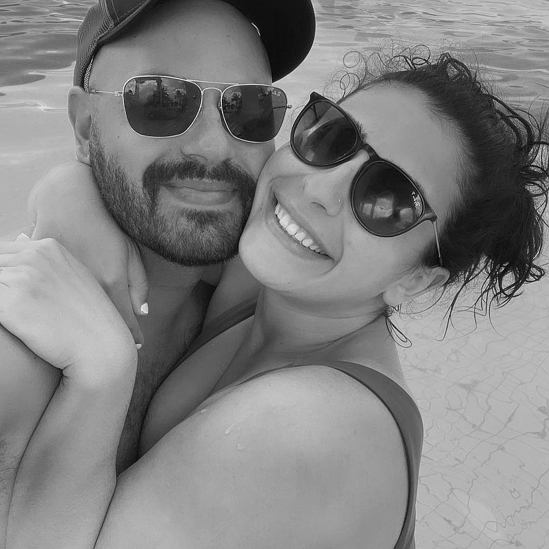 The day after we first met in Sandals Turks & Caicos!