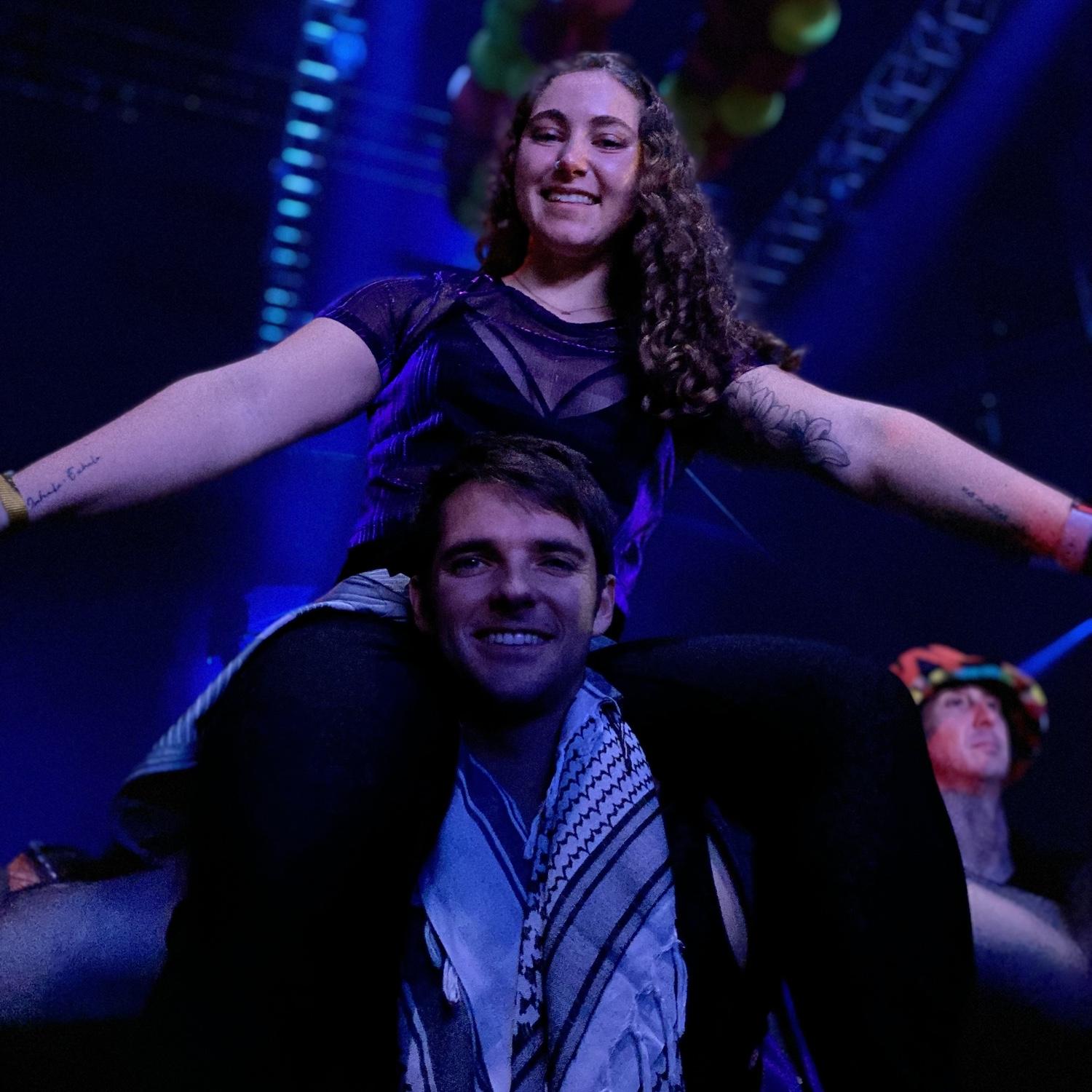 One of the times visiting during long distance, Daniel took Lexi to her first rave concert!