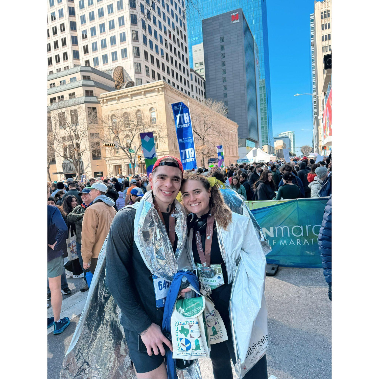 Mike's First Marathon and Alex's First Half-Marathon!