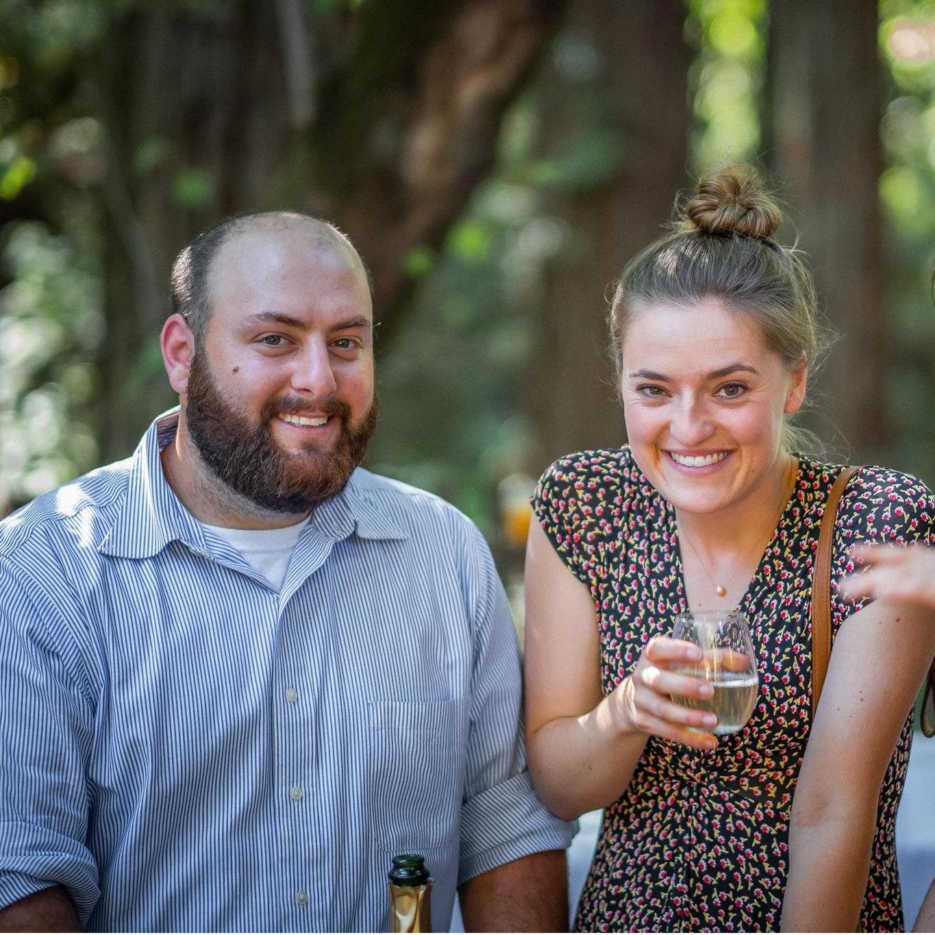 Celebrating our friends' beautiful wedding in Sebastopol, 2018