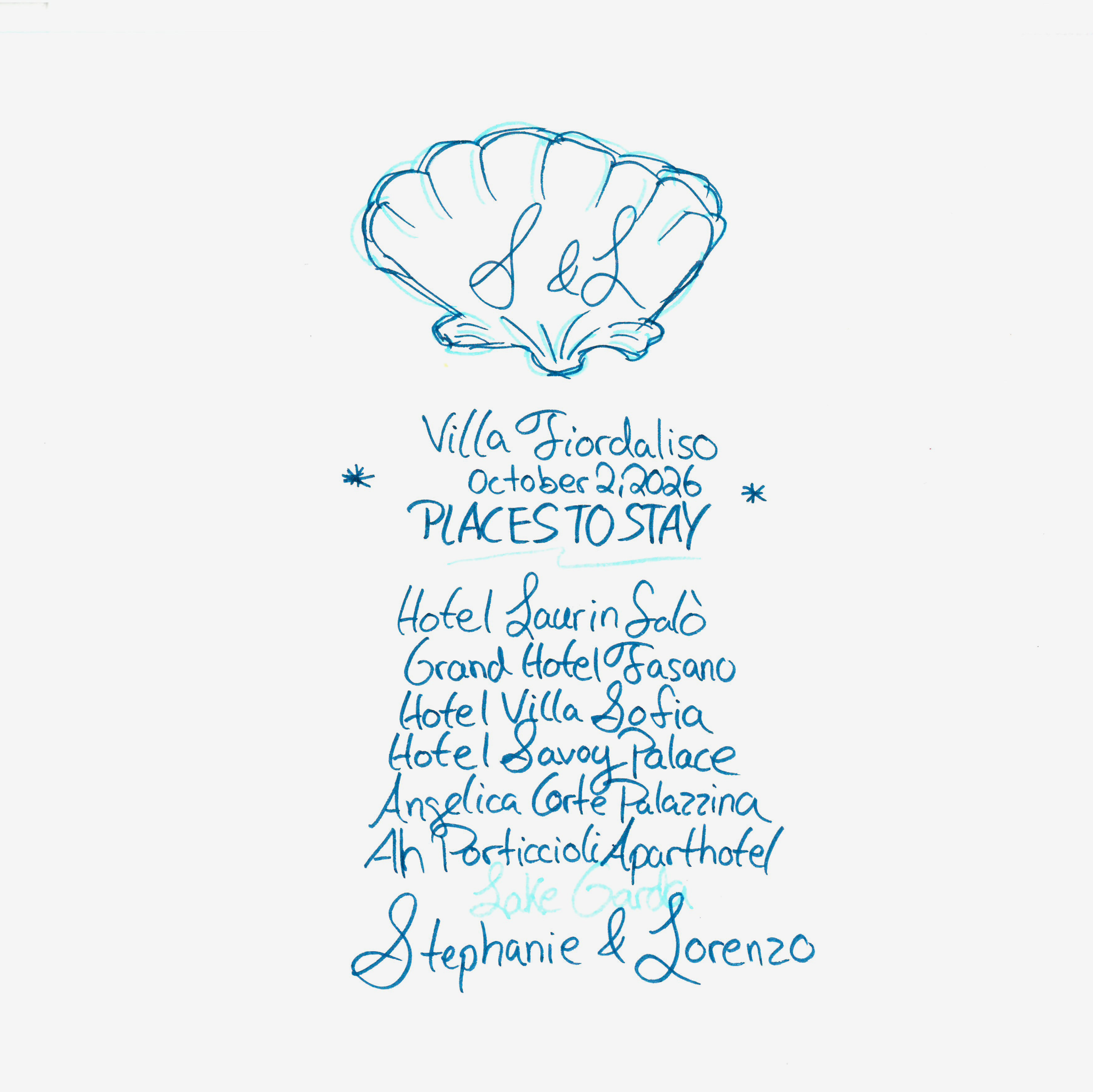 Please find a list of places to stay in Lake Garda