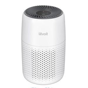 LEVOIT Air Purifiers for Bedroom Home, 3-in-1 Filter Cleaner with Fragrance Sponge for Better Sleep, Filters Smoke, Allergies, Pet Dander, Odor, Dust, Office, Desktop, Portable, Core Mini-P, White