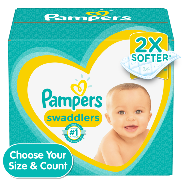 Pampers Swaddlers Diapers, Soft and Absorbent, Size 4, 120 ct