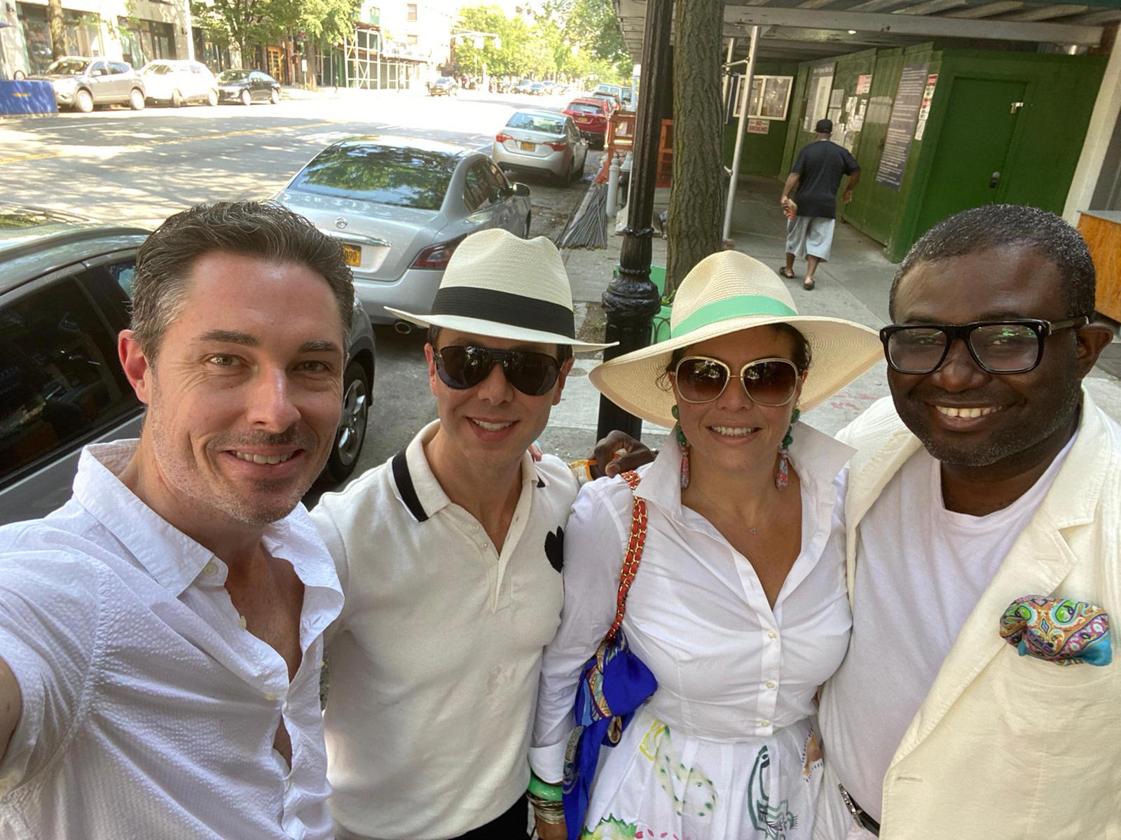 With Josh and Matthew in Brooklyn. August 9, 2020