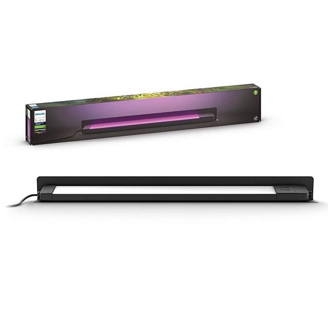 Philips Hue White & Color Amarant Outdoor Light Bar Extension, 80-Watt/1600 Lumen, Hue Hub & Outdoor Power Supply Required, Black
