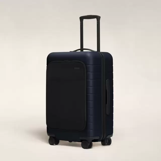 The Bigger Carry-On with Pocket (color: Navy)