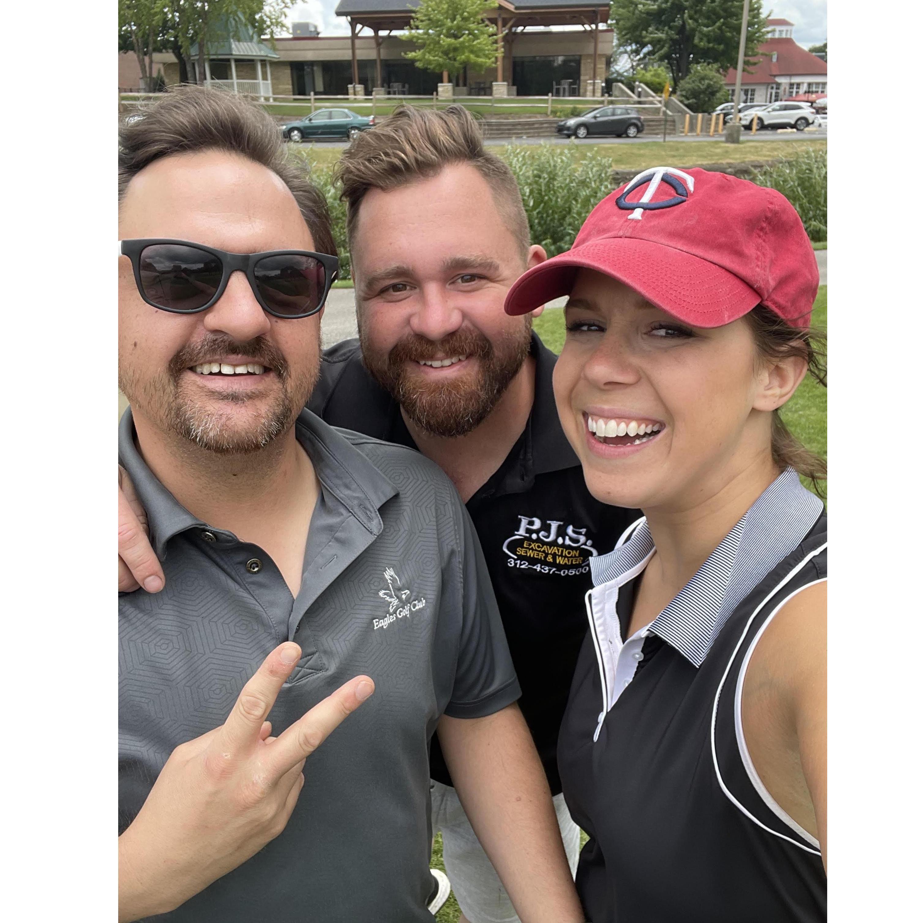 Golfing with the Best Man at Tam.