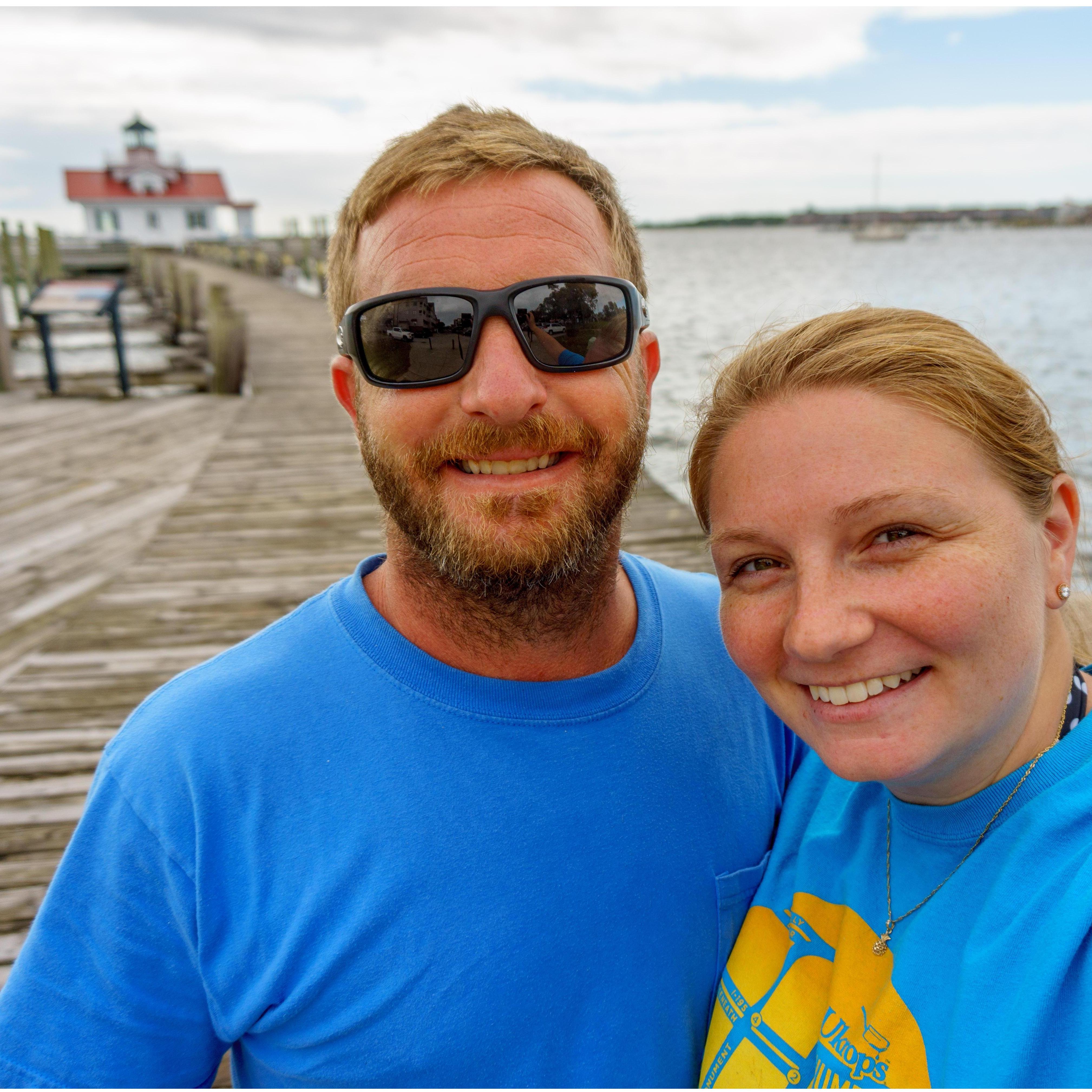 We explored all around Manteo, NC and went to the lighthouse.