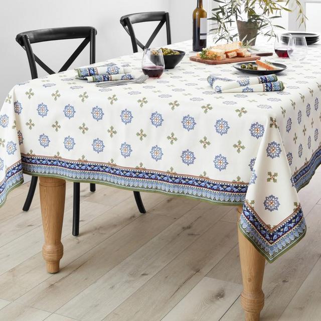 Sicily Verdi Tablecloth, 70" X 108"