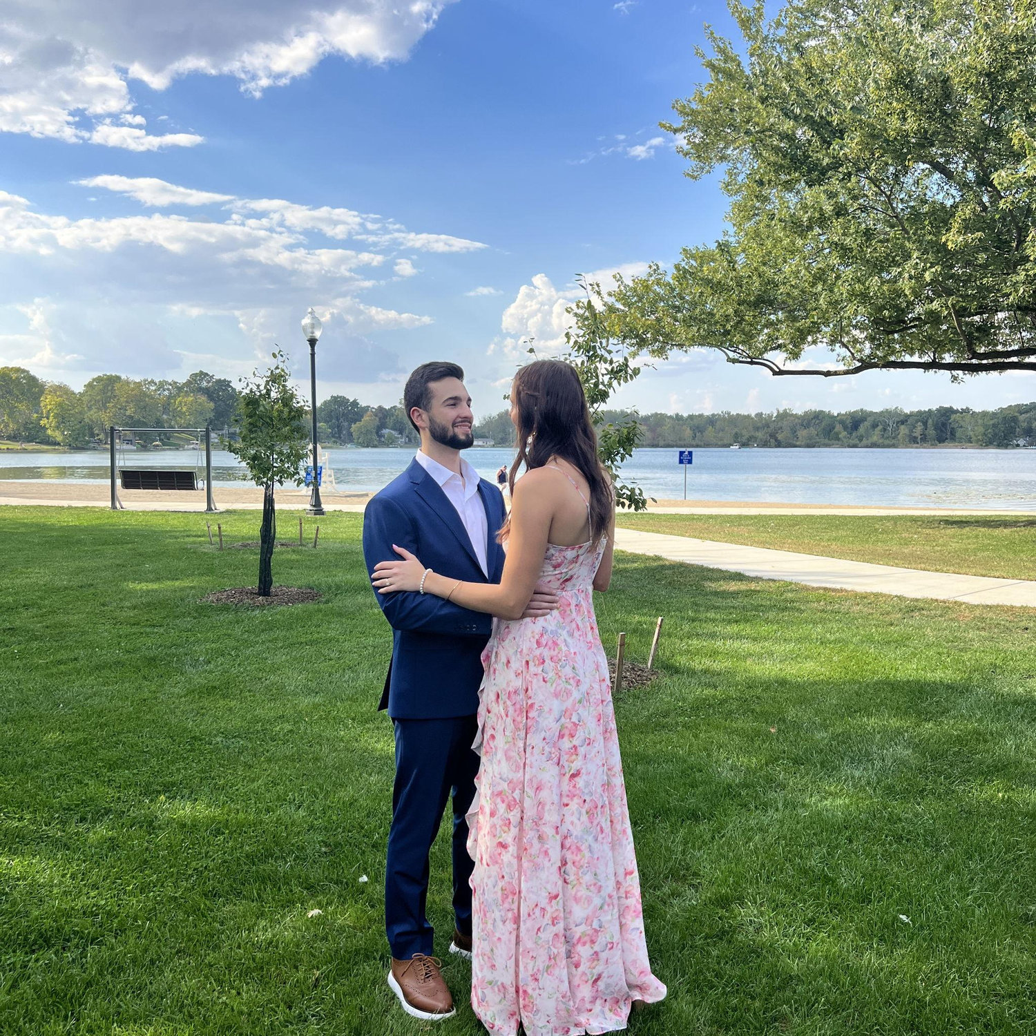 Our first dance together