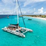 Klein Curacao with Sailing Catamaran BlueFinn