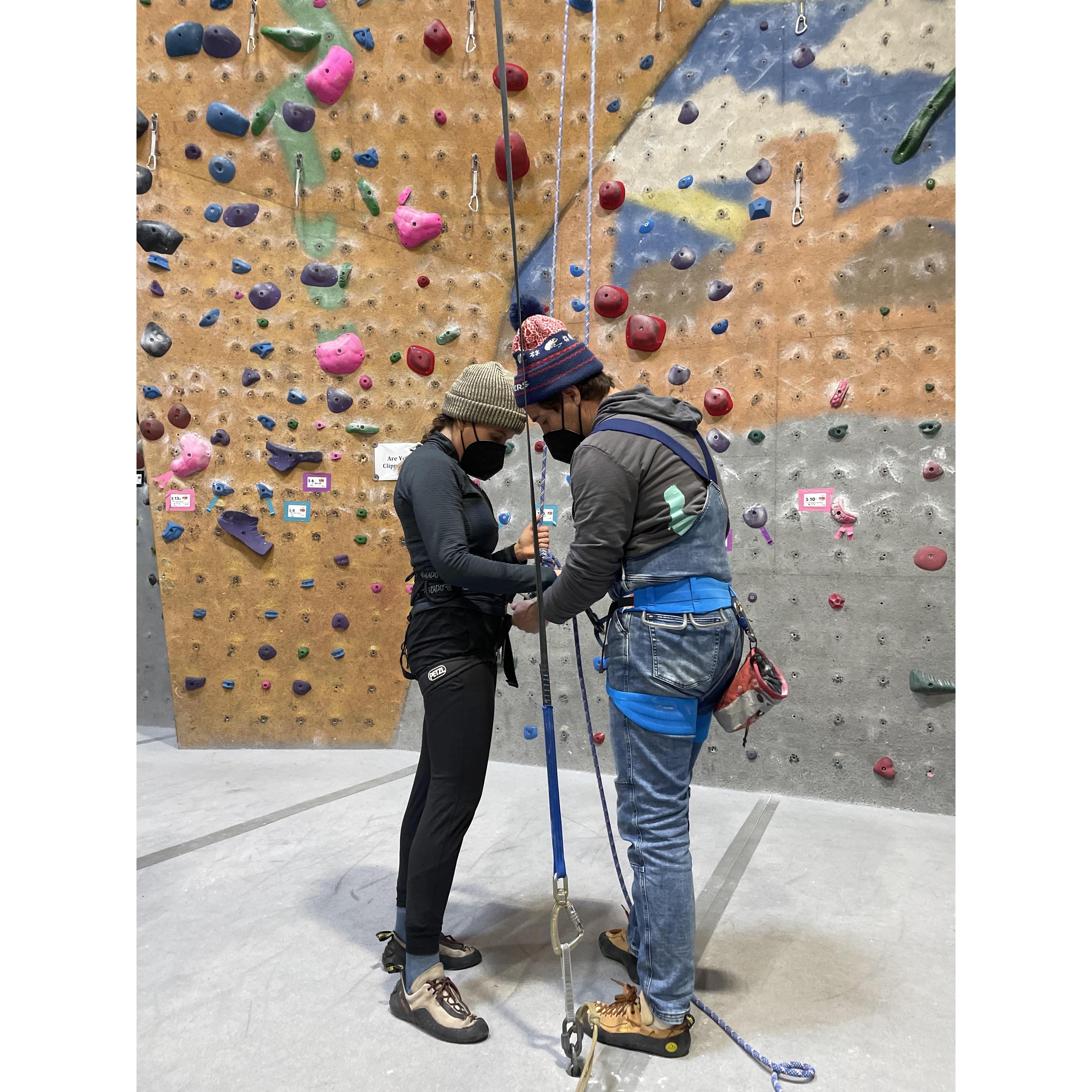 On belay!