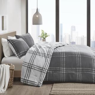 Pike Reversible Plaid 3-Piece Comforter Set